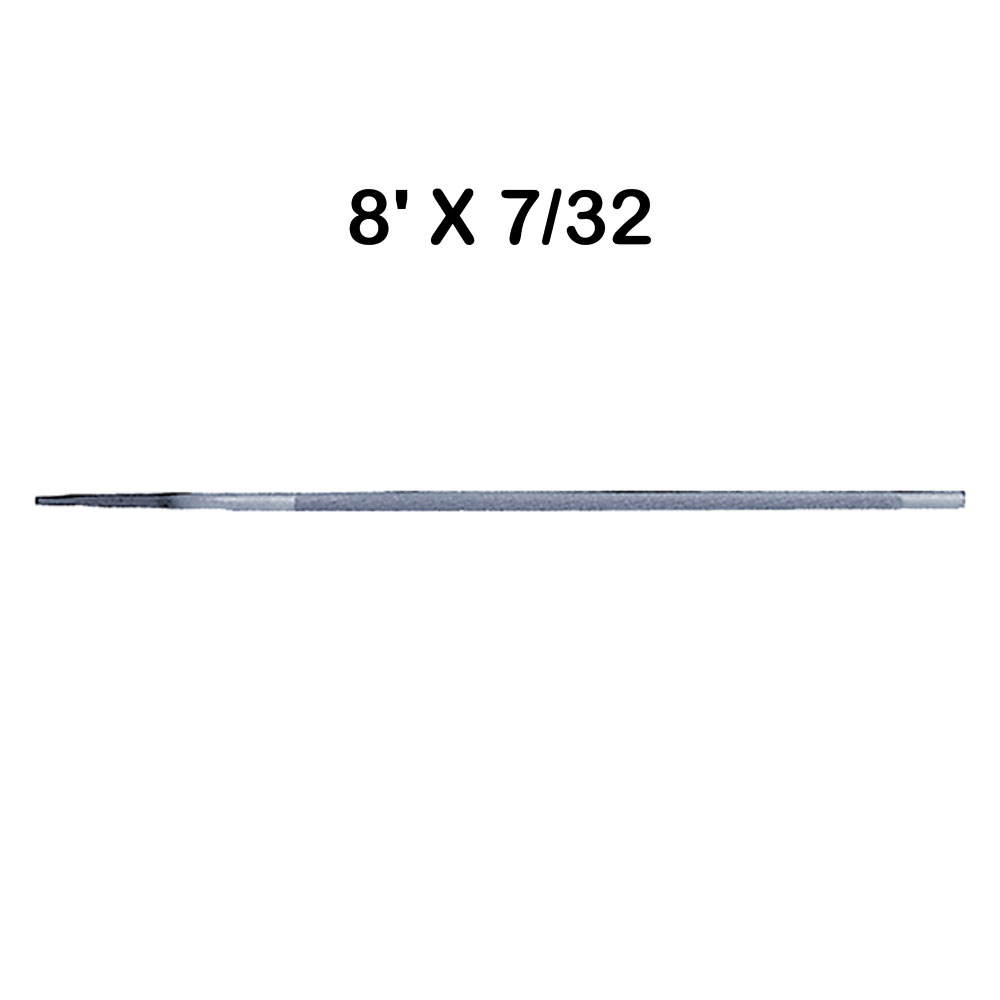 Lima tonda per seghe 8 x 7/32 mm 200 x 5,5 Nicholson