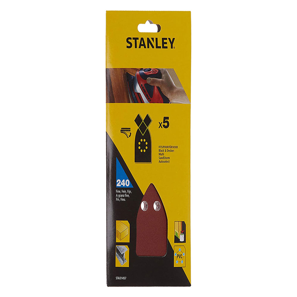 Foglio in carta abrasiva per multilevigatrici gr. 240 – sta31457-xj Stanley