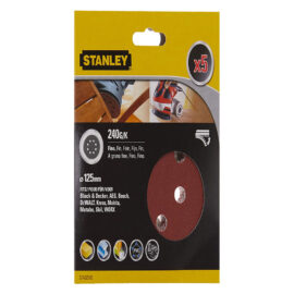 Disco in carta abrasiva per levigatrici roto orbitali gr.240 - sta32182-xj Stanley