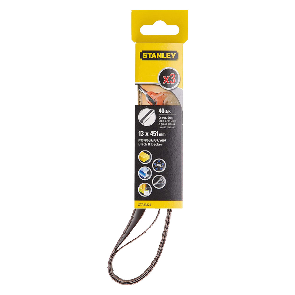 Nastro abrasivo per lime elettriche mm 13 – gr. 40 – sta33376-xj Stanley