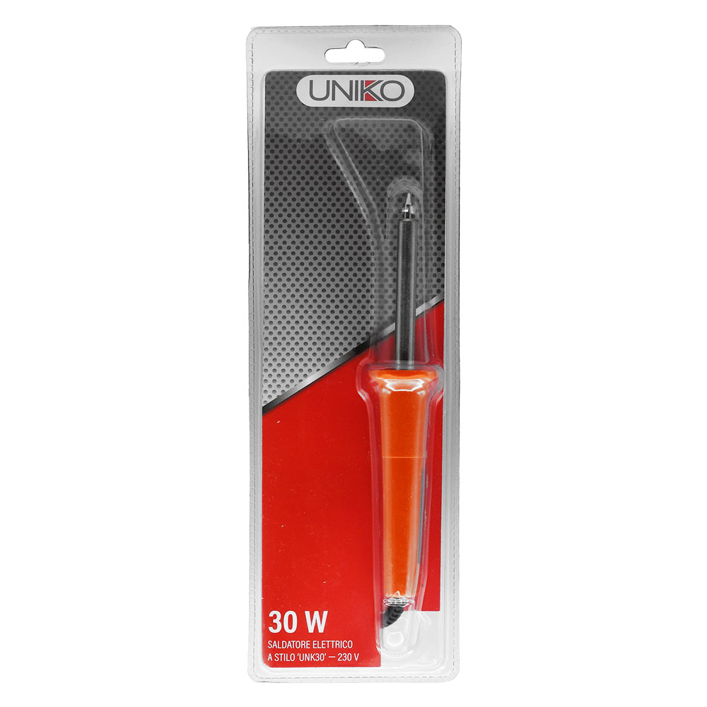 Saldatore elettrico a stilo ‘unk’ unk30 30 w – punta diritta Uniko