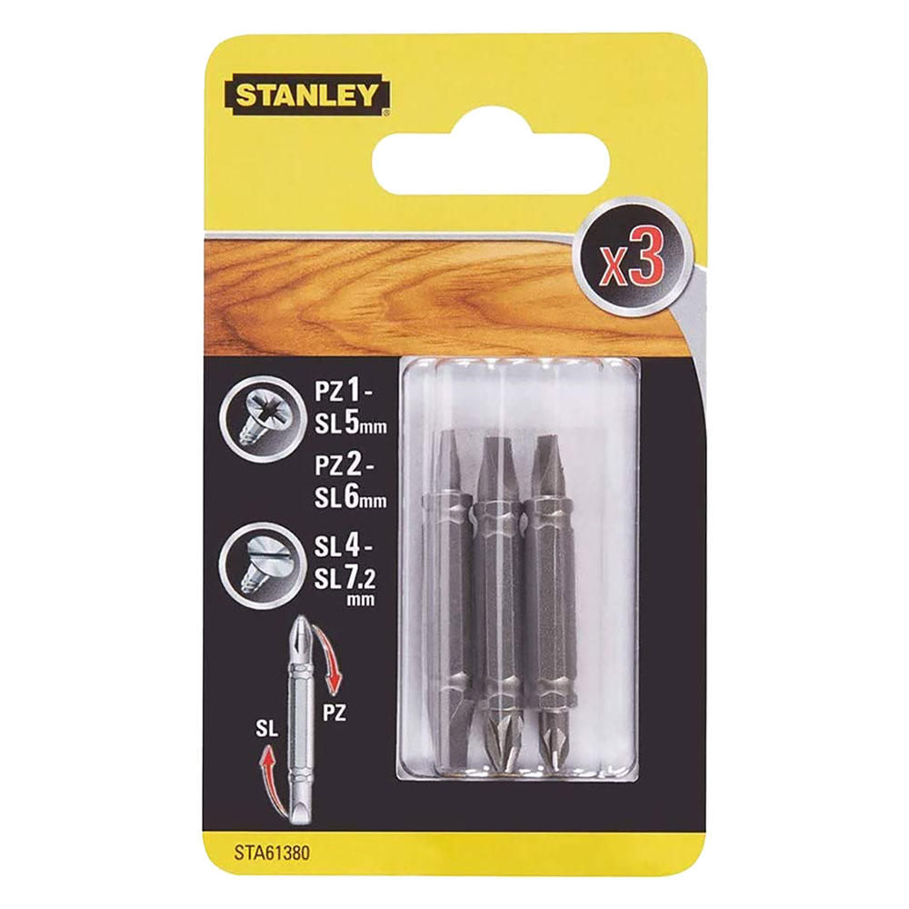 Inserti per avvitatori doppia funzione in set pz1-sl5/pz2-sl6/sl4-7.2 mm 48 (3pz) Stanley