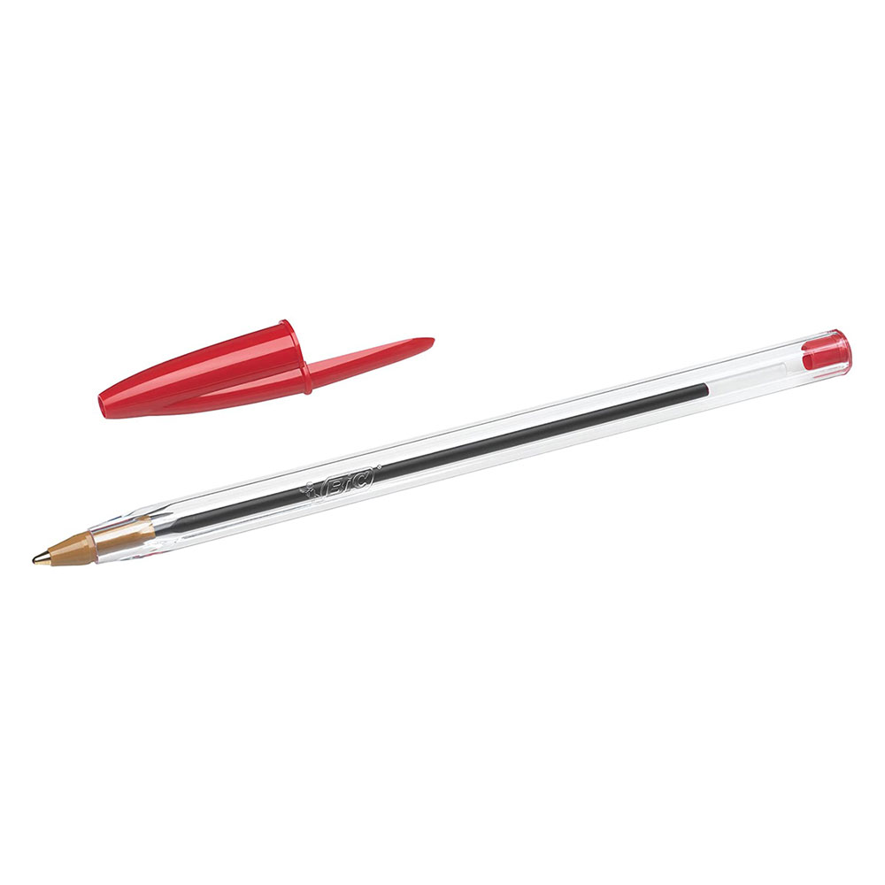 Penna a sfera ‘cristal original’ inchiostro rosso Bic