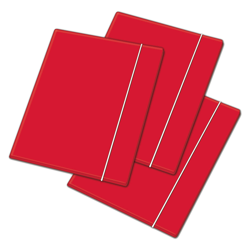 Cartellina con elastico rossa Blasetti