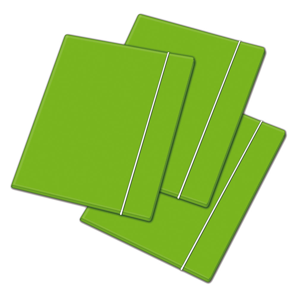 Cartellina con elastico verde Blasetti