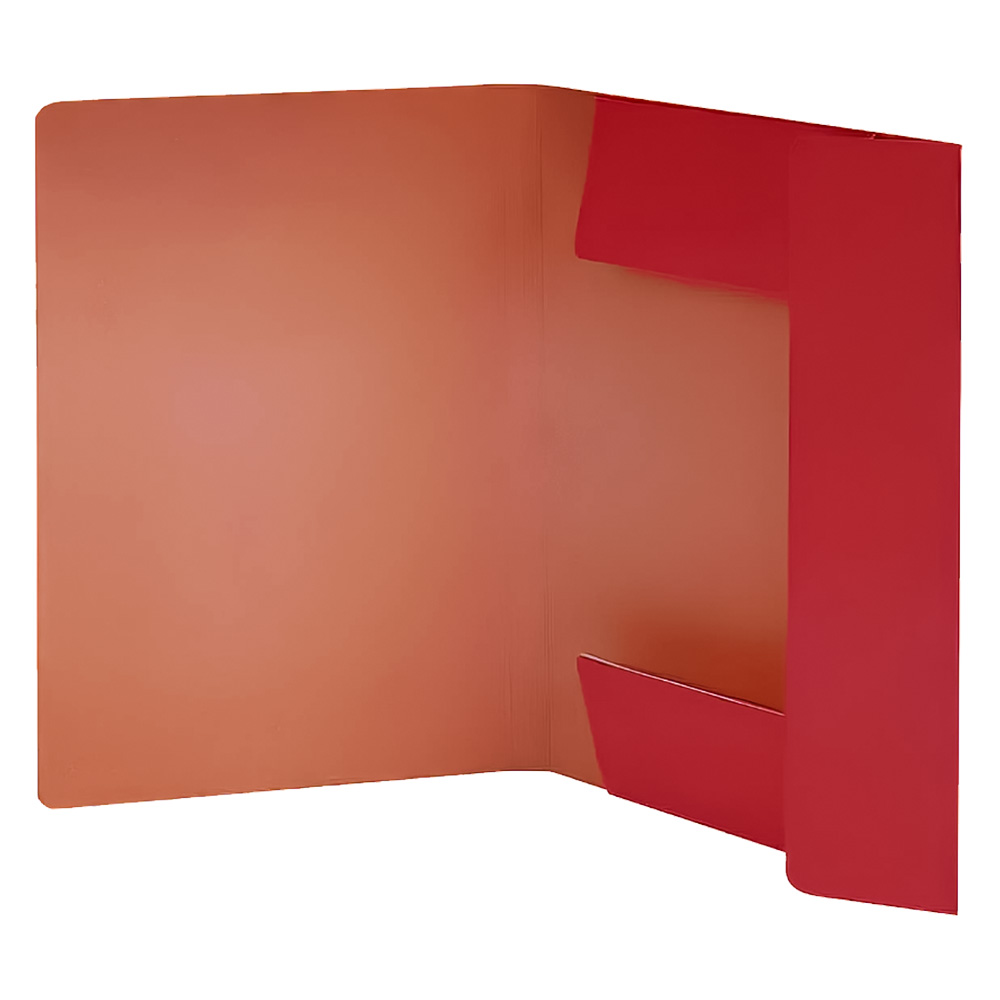 Cartellina con elastico rossa Senza marca
