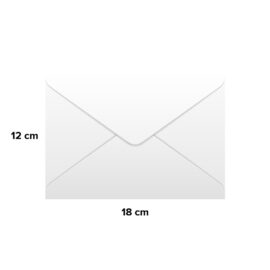 Busta da lettera 12 x 18 bianca - s/finestra 40 pz Blasetti
