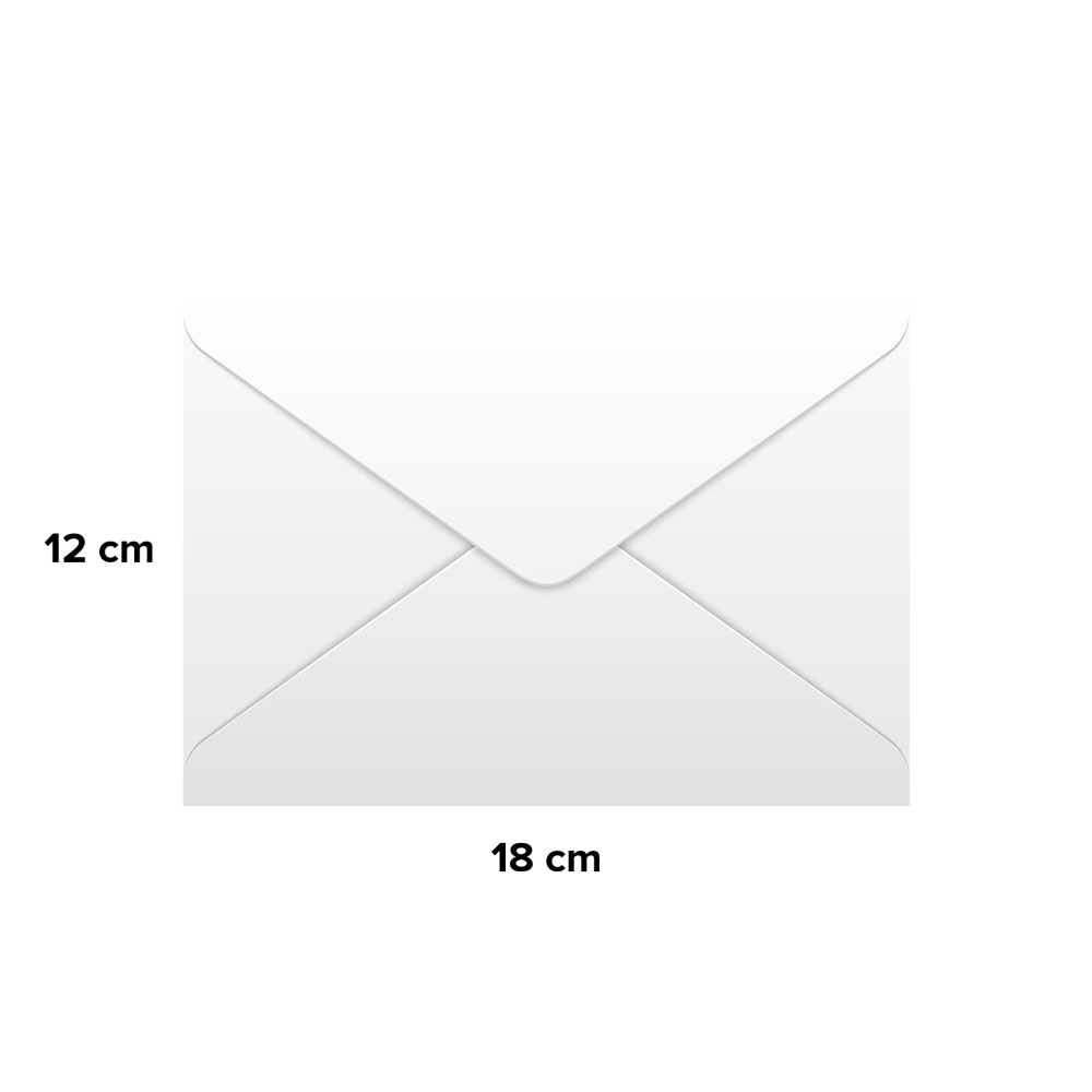 Busta da lettera 12 x 18 bianca – s/finestra 40 pz Blasetti