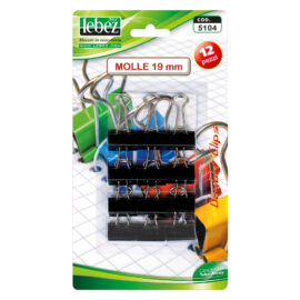 Molla fermacarte 'double clip' mm 32 - pezzi 6 Lebez