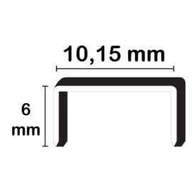 Punti per fissatrice manuale m. 53/6 - 1960 pz Romeo maestri