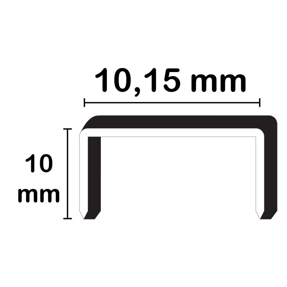 Punti per fissatrice manuale m. 53/10 – 1120 pz Romeo maestri