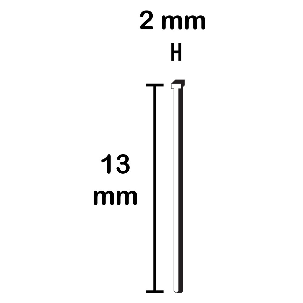 Chiodini per fissatrice inchiodatrice mod. m13 – 2500 pz con testa Romeo maestri