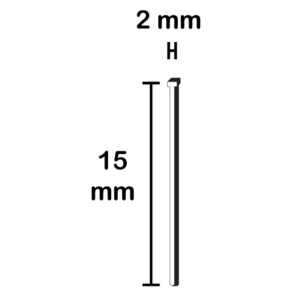 Chiodini per fissatrice inchiodatrice mod. m15 – 1700 pz con testa Romeo maestri