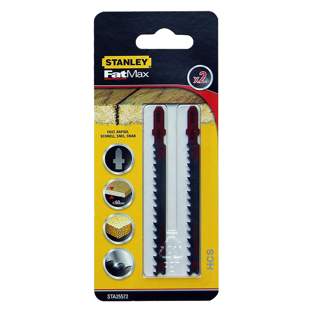 Lama per seghetto alternativo art. 25572 taglio veloce – 2 pz Stanleyfatmax