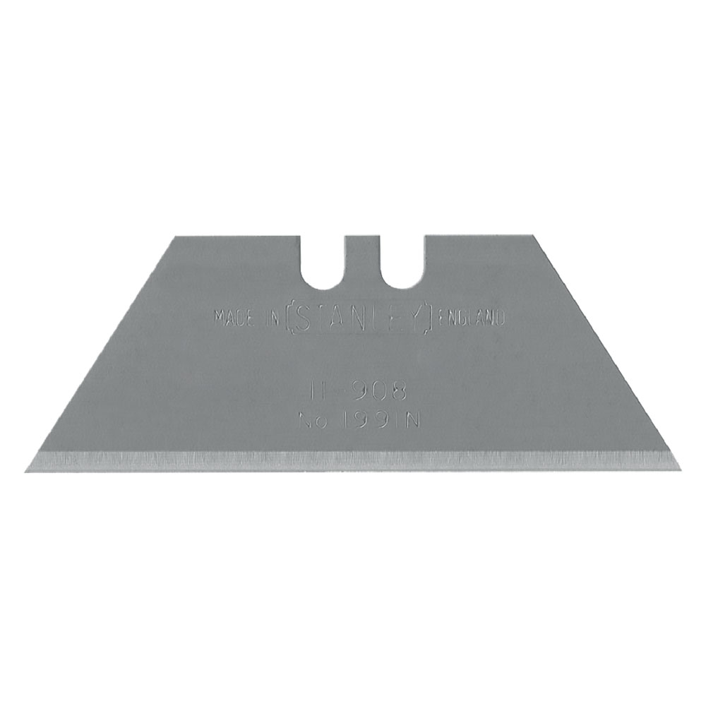 Lama a trapezio per cutter mm 50 x 23 – sp. 0,45 mm s/fori – 100 pz Stanley