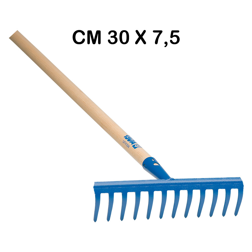 Rastrello 12 denti / cm 30 x 7,5 Agef