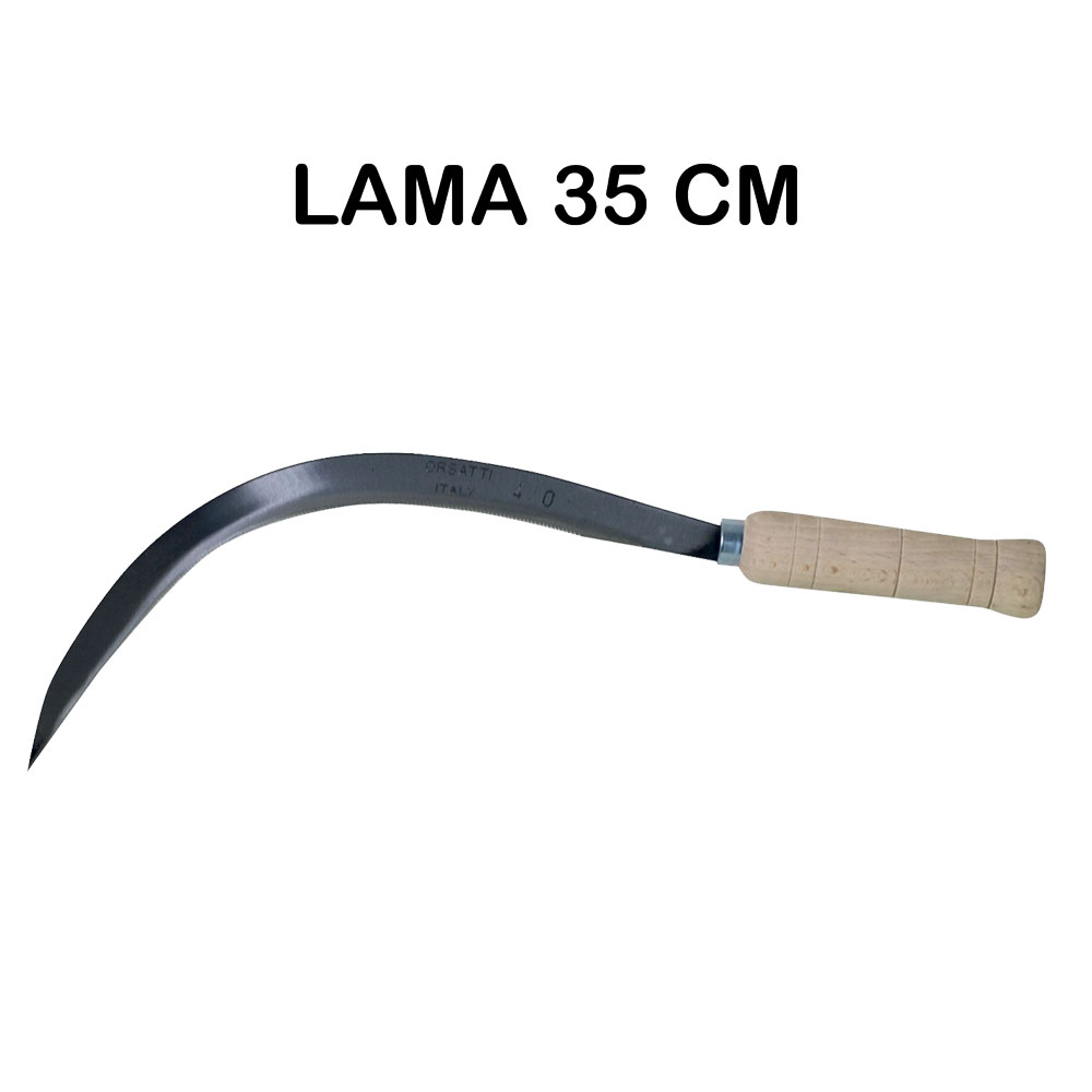 Falciola dentata tipo sorrento n. 3/0 – lama 35 cm. Orsatti