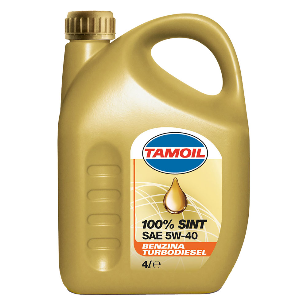 Olio motore per autovetture ‘tamoil 100% sint’ 5w40 – lt. 4 Tamoil