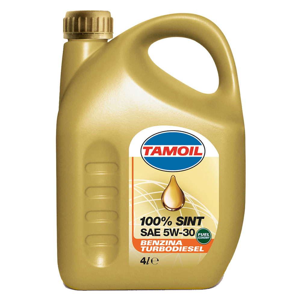 Olio motore per autovetture ‘tamoil 100% sint’ 5w30 – lt. 4 Tamoil
