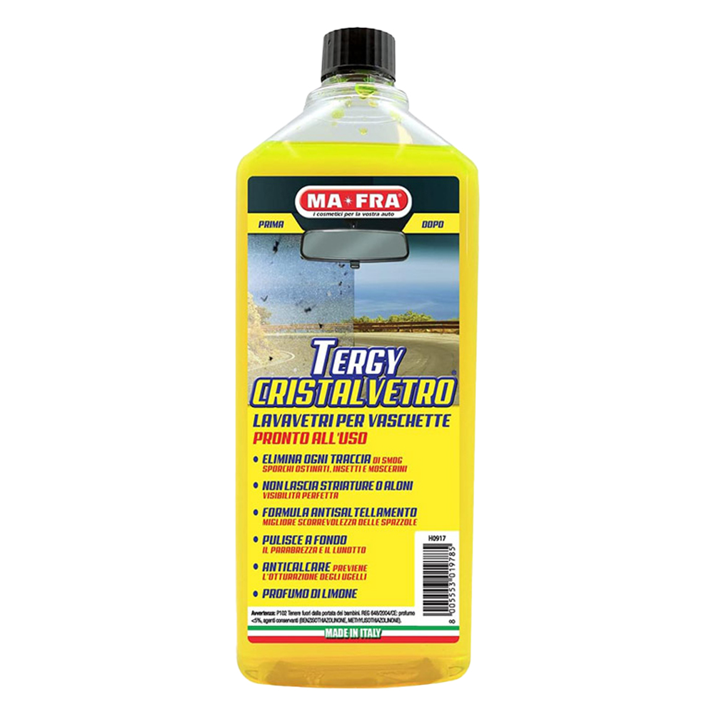 Lavavetri liquido ‘tergy cristalvetro’ ml 1000 Ma-fra