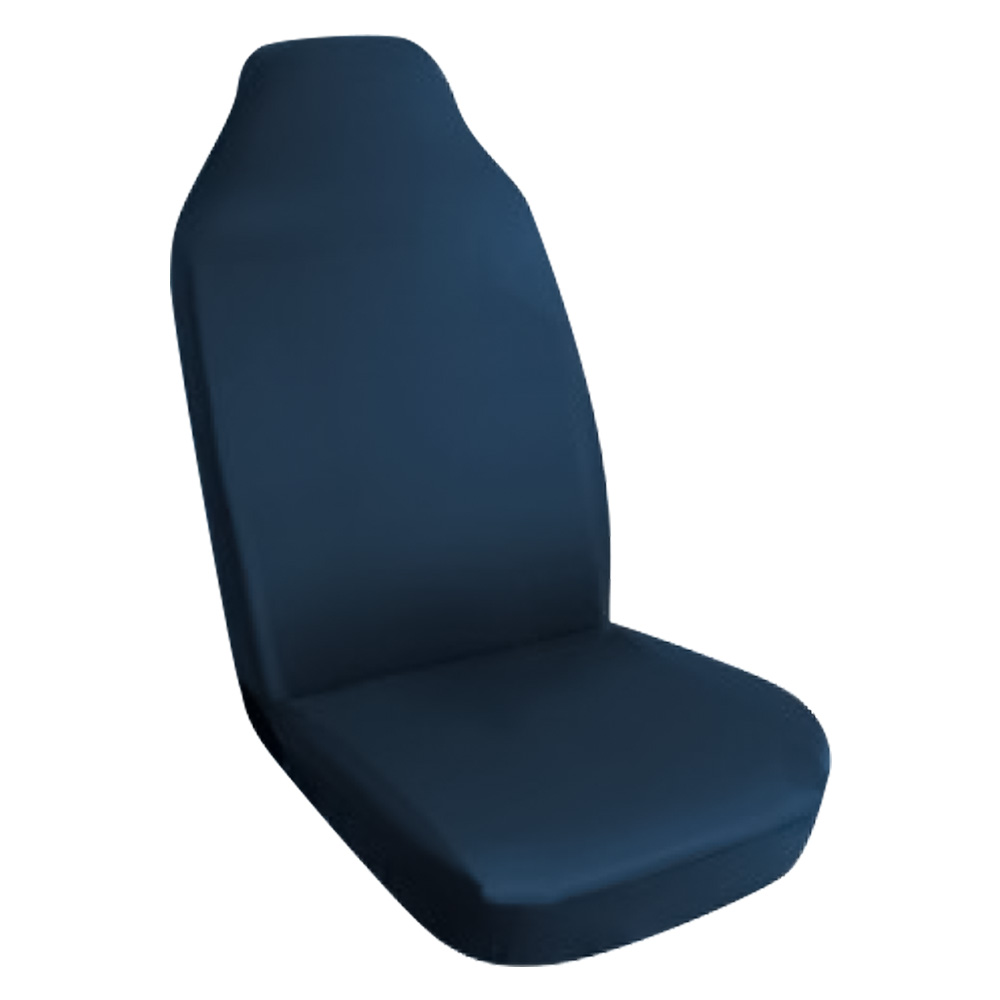 Coprisedile singolo ‘parigi’ elasticizzato – tessuto in cotone – blu Senza marca