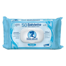 Salviette detergenti 'sano e bello' profumazione al talco Sano e bello