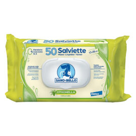 Salviette detergenti 'sano e bello' profumazione alla citronella Sano e bello