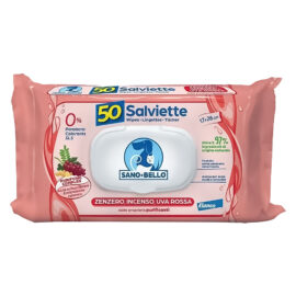 Salviette detergenti 'sano e bello' profumazione zenzero, incenso e uva rossa Sano e bello