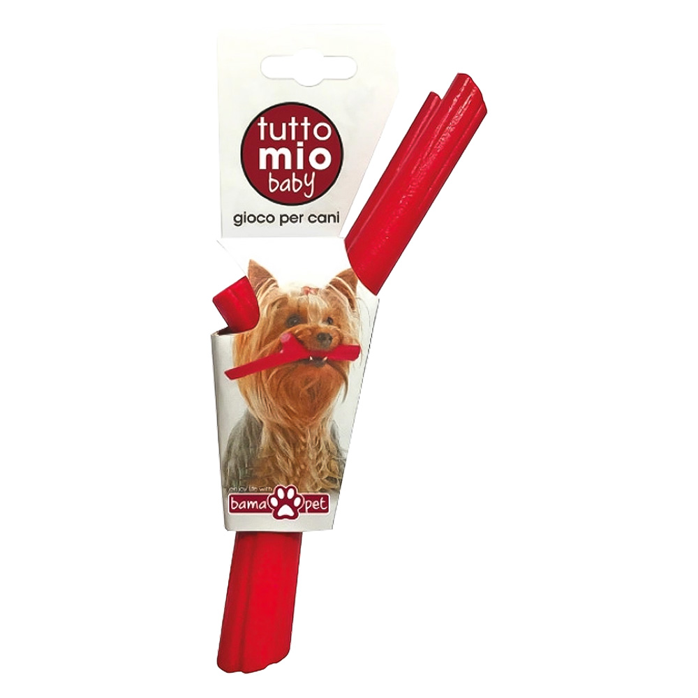 Bastone per cane ‘tutto mio’ mod. baby – cm. 5 x 1,5 x h.16 – cf. 2 pz. Bama