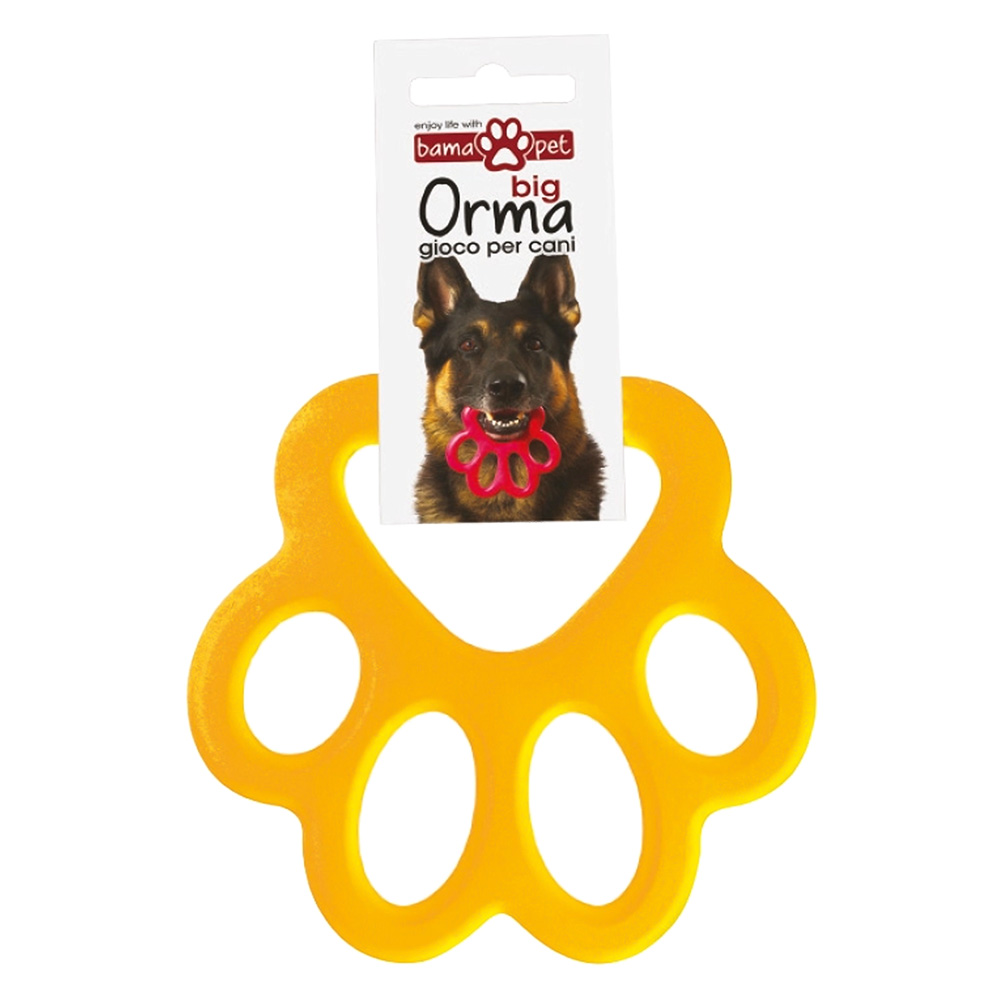 Gioco per cani ‘orma’ mod. ‘big’ – Ø 16,5 x 15,5 x h.2 cm Bama