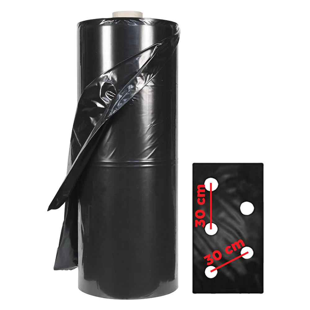 Telo per pacciamatura fori sfalsati 30 mt – dist.fori 30/30 cm (busta) Lif