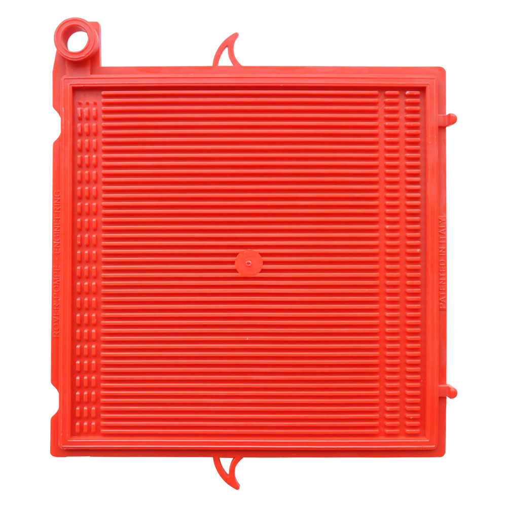Piastra polipropilene cm 20×20 – rossa Rover
