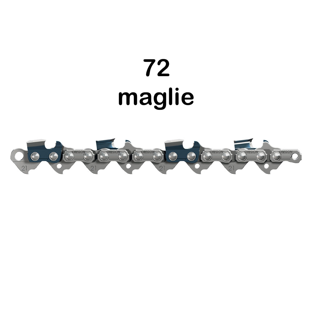 Catena per motosega serie ‘bpx’ ’21bpx-072e’ / 3,25 – sp.1,5 – 72 maglie Oregon