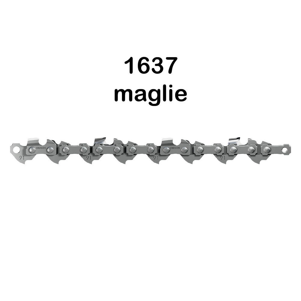 Catena per motosega serie ‘p’ ’91p-100r’ / 3/8 – sp.1,3 -1637 magl.rot. 30,5mt Oregon