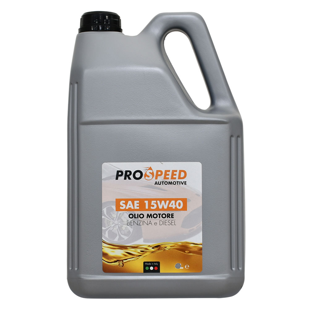 Olio motore per autovetture super m 15w40 – lt. 5 Prospeed