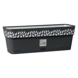 Balconetta rettangolare 'cloe' lt.9,5 - grafite/grigio luce Stefanplast