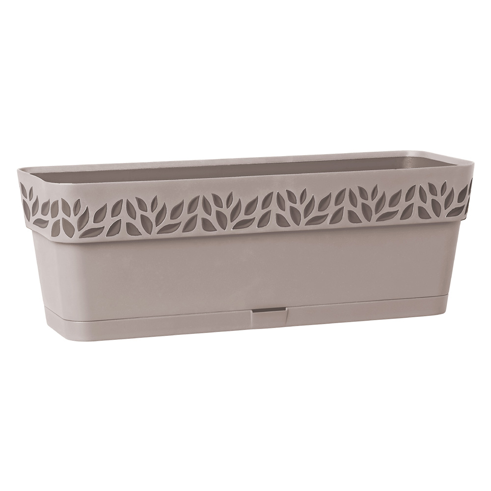 Balconetta rettangolare ‘cloe’ lt.9,5 – greige/grigio quarzo Stefanplast