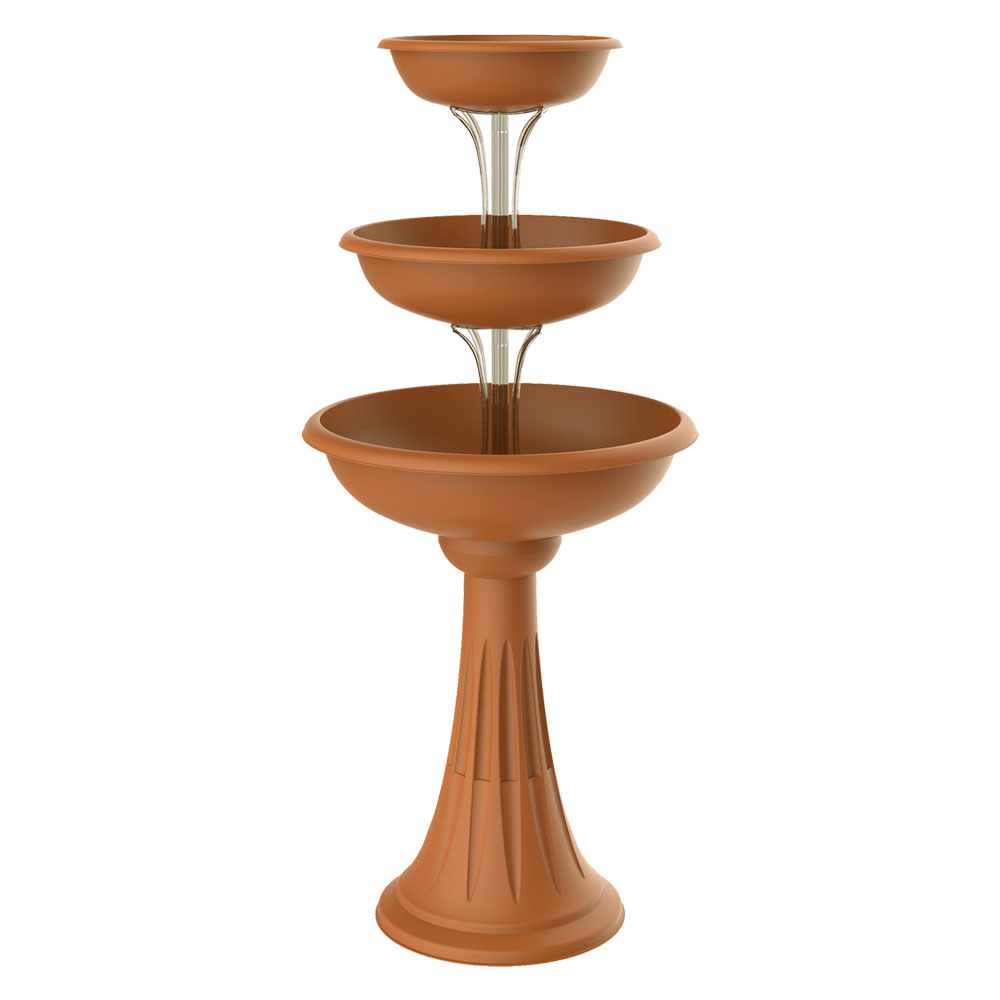 Ciotola per fiori con colonna ‘trevi’ Ø cm 30/40/50 – terracotta Bama
