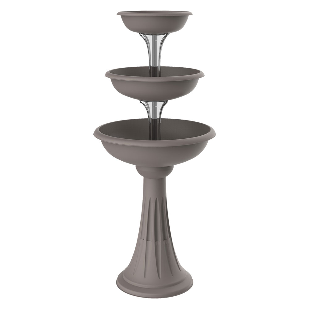 Ciotola per fiori con colonna ‘trevi’ Ø cm 30/40/50 – cappuccino Bama
