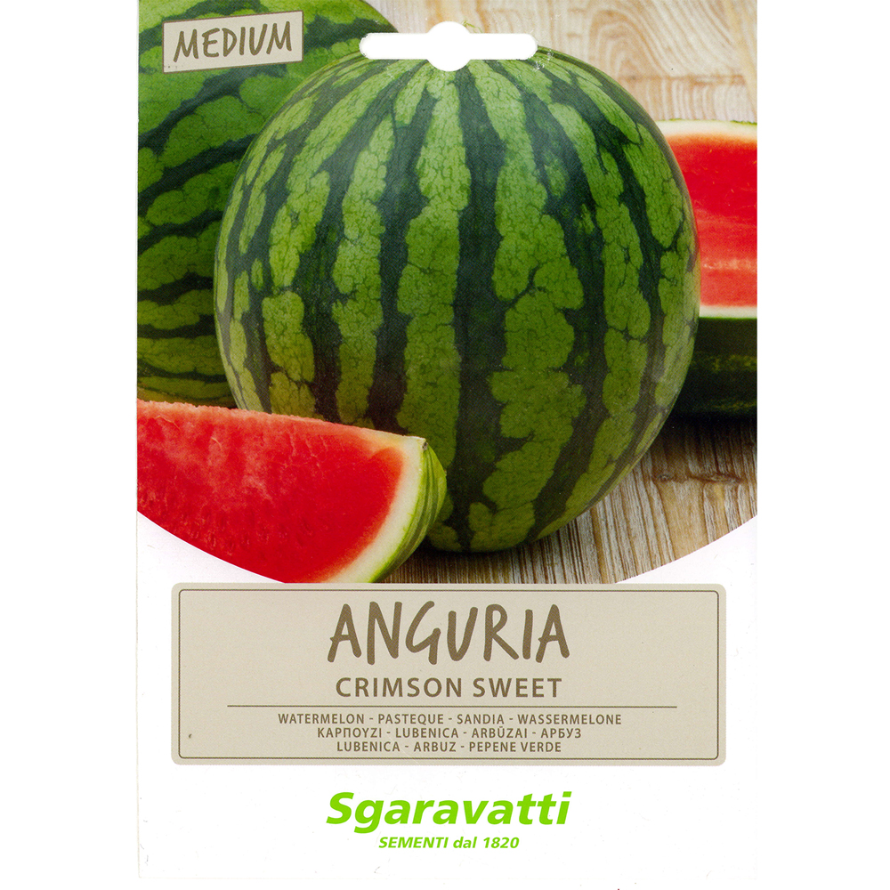 Semi per ortaggi e vegetali anguria crimson sweet Sgaravatti