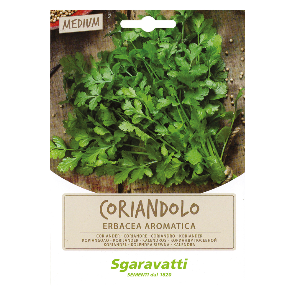 Semi per ortaggi e vegetali coriandolo Sgaravatti