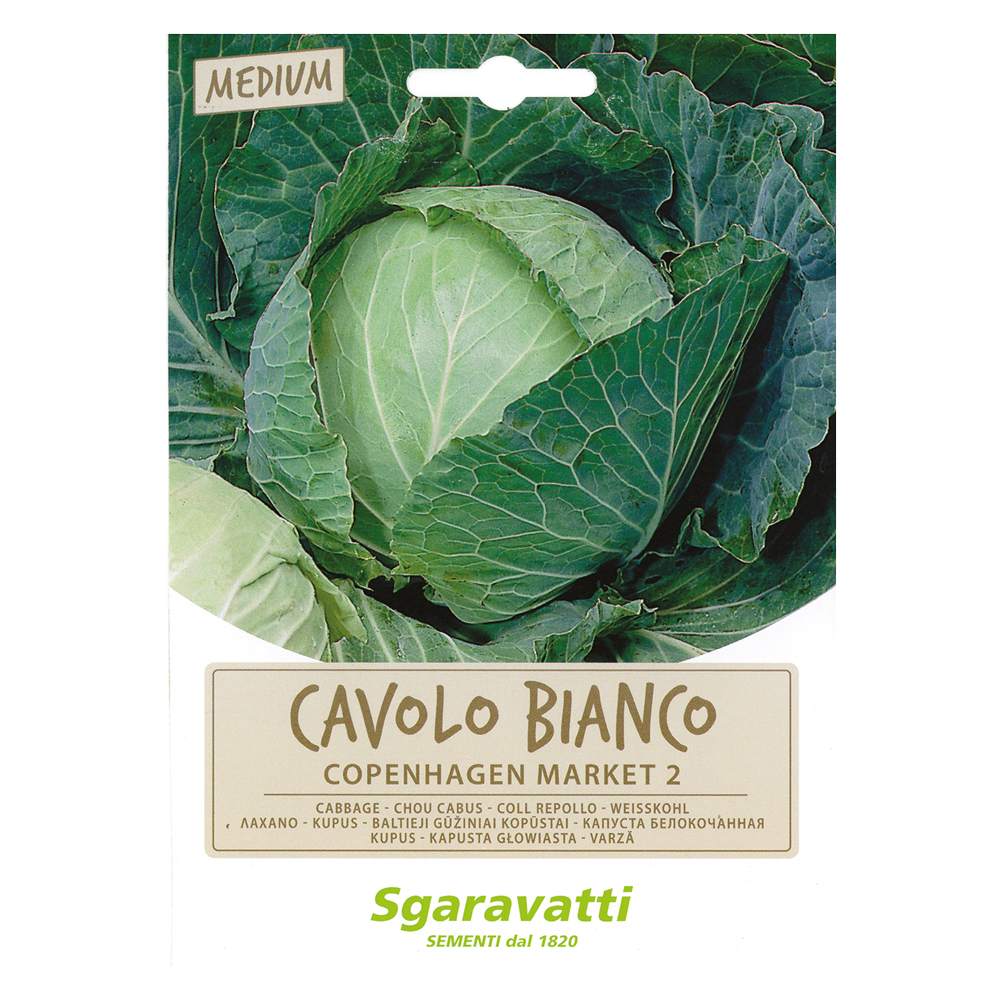 Semi per ortaggi e vegetali cavolo cappuccio copenhagen market Sgaravatti