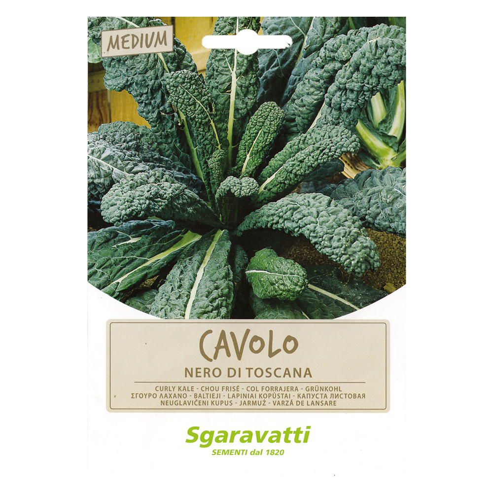 Semi per ortaggi e vegetali cavolo nero di toscana Sgaravatti