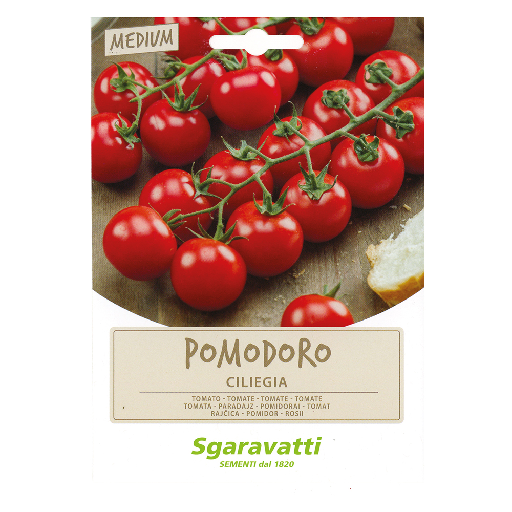 Semi per ortaggi e vegetali pomodoro ciliegia Sgaravatti