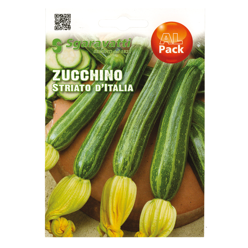 Semi per ortaggi e vegetali zucchino striato d’italia Sgaravatti
