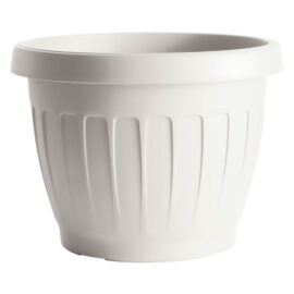 Vaso tondo ø 40 x h.30 lt. 23 - bianco Bama