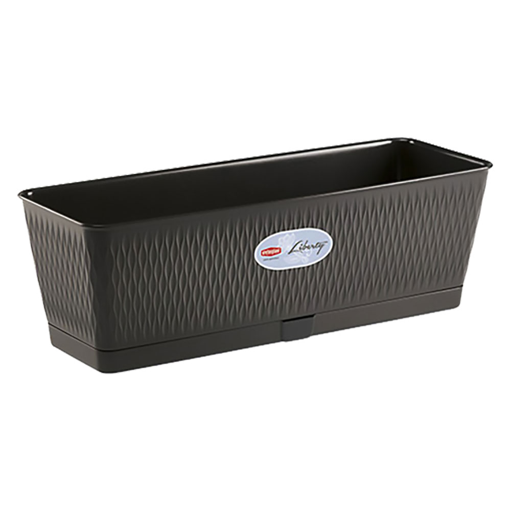 Balconetta rettangolare ‘liberty’ lt.9 – grafite Stefanplast