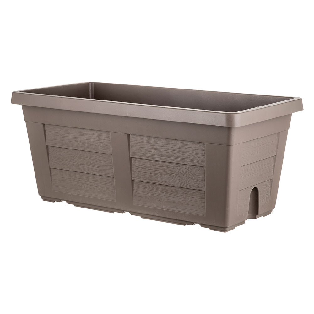Fioriera rettangolare cm  80 x 40 x 34 – cappuccino (senza sottovaso) Bama