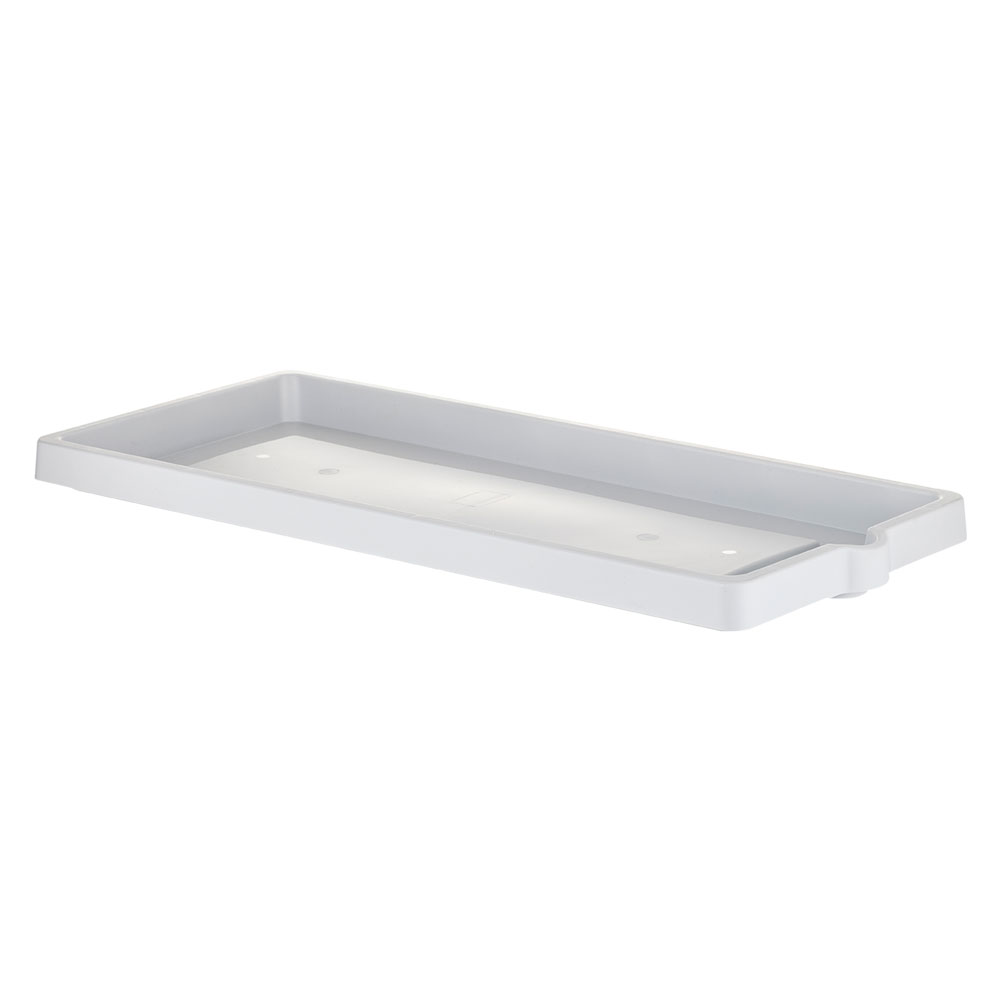 Sottovaso per fioriera rettangolare cm 75 x 33,5 x 4,5 – ghiaccio Bama