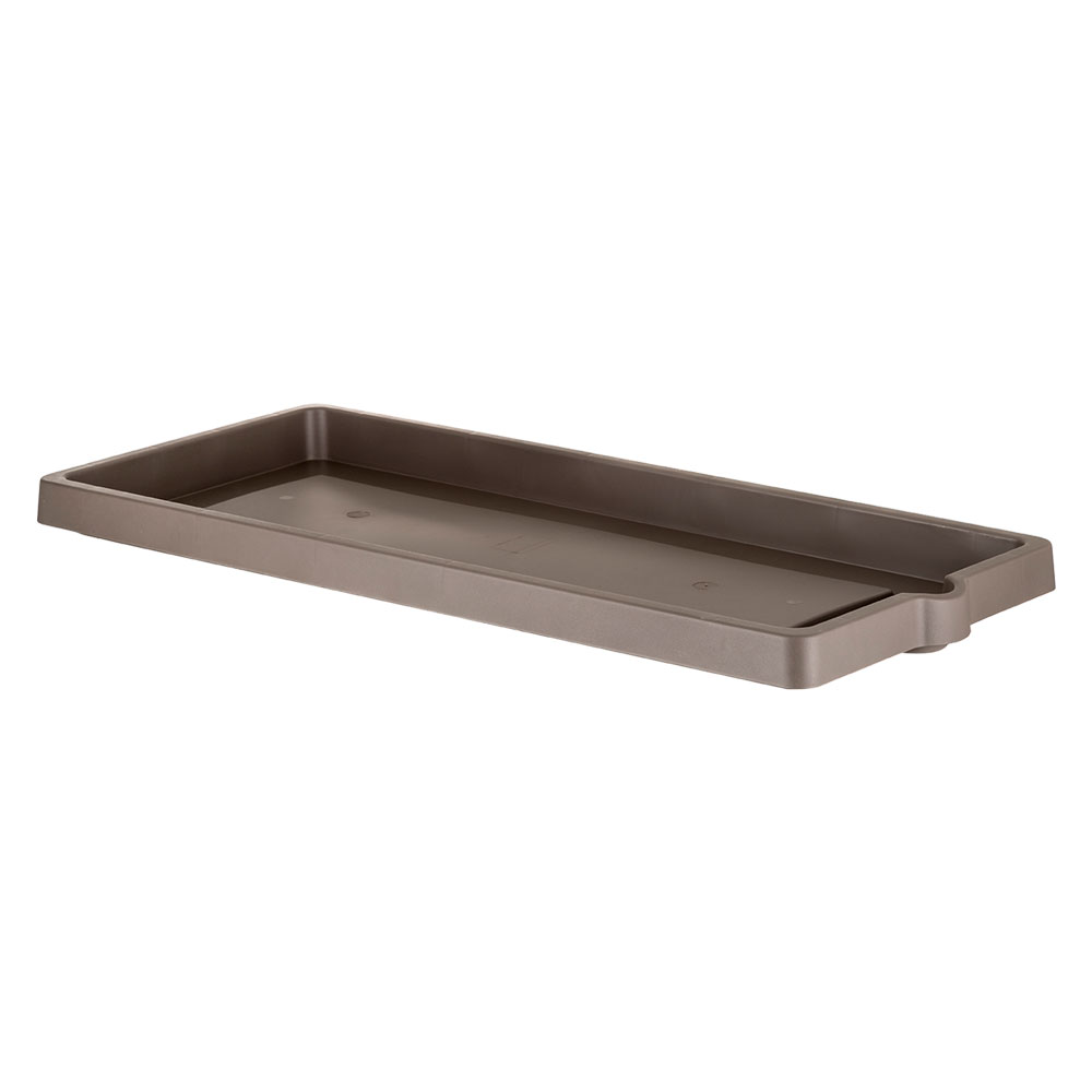 Sottovaso per fioriera rettangolare cm 94 x 36 x 5,5 – cappuccino Bama